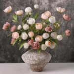 Waipfaru 6 Pcs Faux Peonies Artificial Flowers for Vase